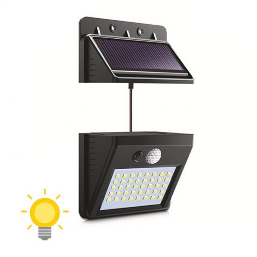 lampe solaire déportée avec fil 