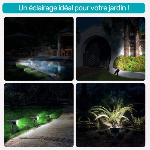 lampe solaire a piquer jardin