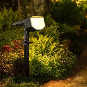 lampe solaire a piquer led puissante jardin