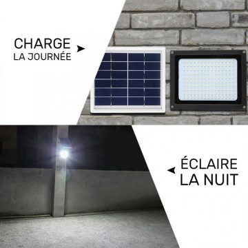 lampe solaire avec panneau déporté jardin