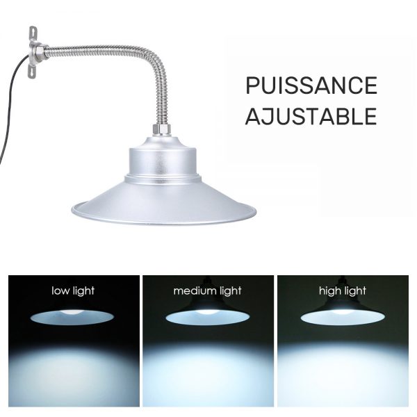 lampe intérieure solaire puissante longue durée