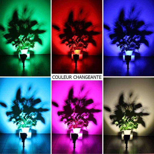 Spot solaire couleur changeante led