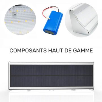 applique solaire haut de gamme murale