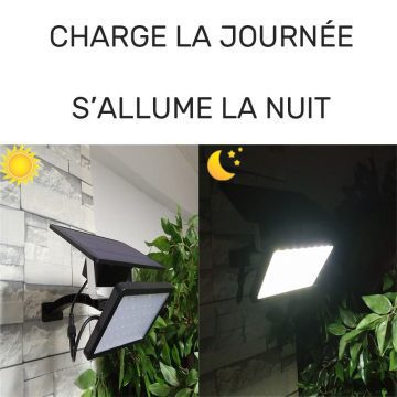 projecteur solaire avec interrupteur puissant