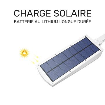 Éclairage LED solaire avec détecteur extérieur