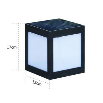 cube lumineux solaire dimensions