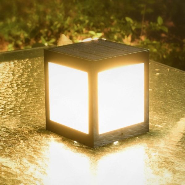 cube solaire lumineux