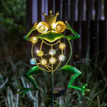 grenouille solaire exterieur lumineuse