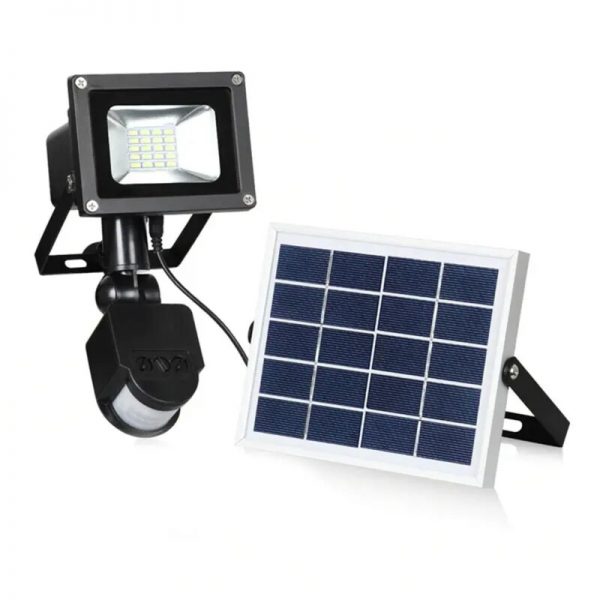 projecteur led avec panneau solaire