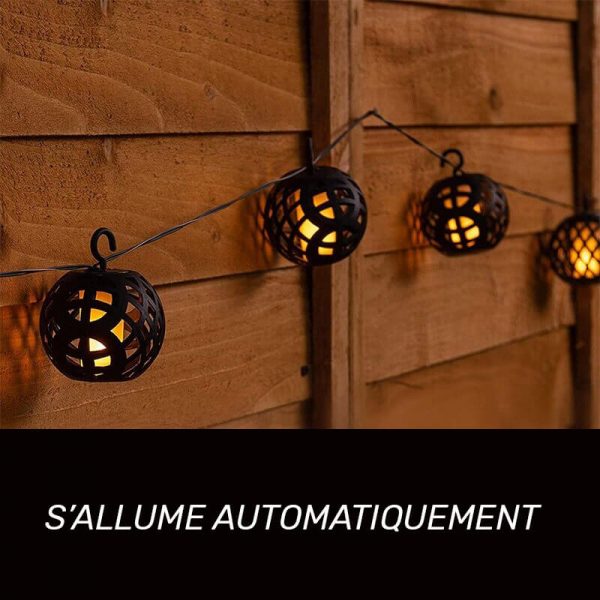 guirlande lanterne solaire LED