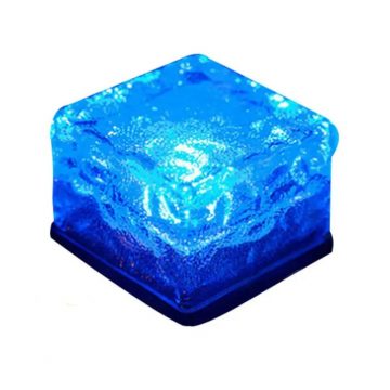 pavé solaire bleu