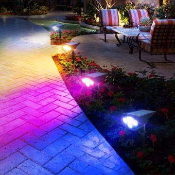 spot led exterieur couleur solaire puissant