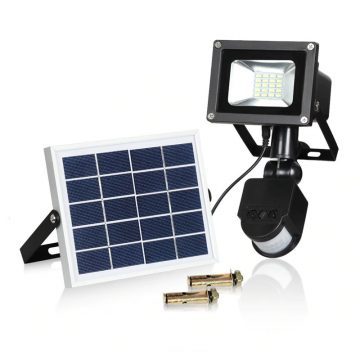 projecteur led avec panneau solaire pas cher