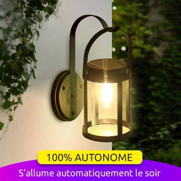 applique de jardin solaire led