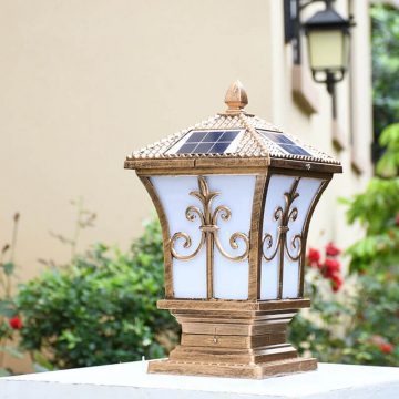 lampe solaire a poser sur terrasse exterieur