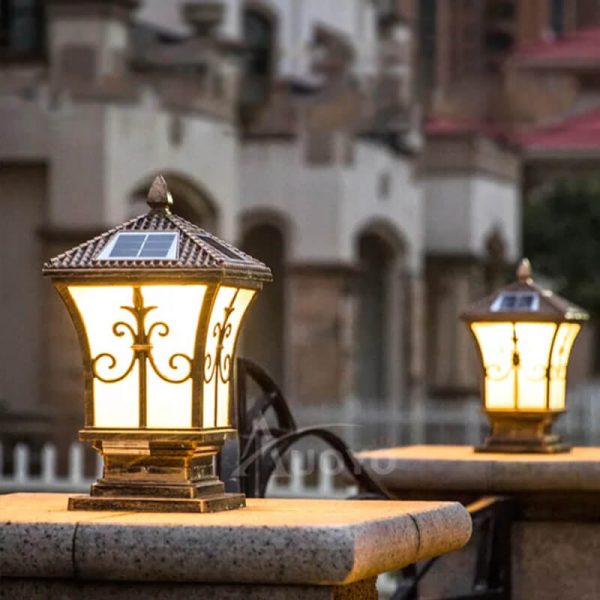 lampe solaire a poser sur terrasse jardin