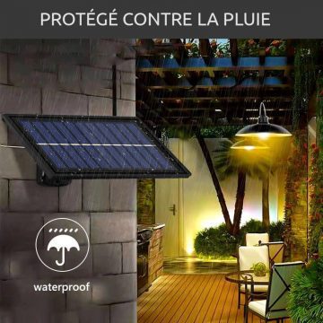 suspension exterieure solaire jardin