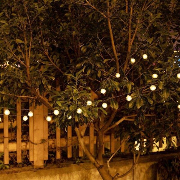 guirlande lumineuse solaire noel exterieur