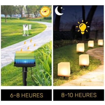 lampe deco solaire jardin exterieur