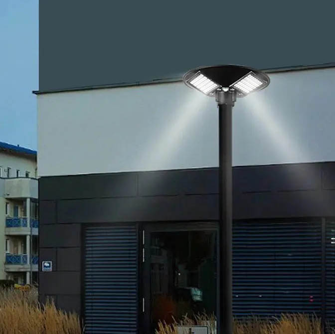 lampadaire solaire puissant led