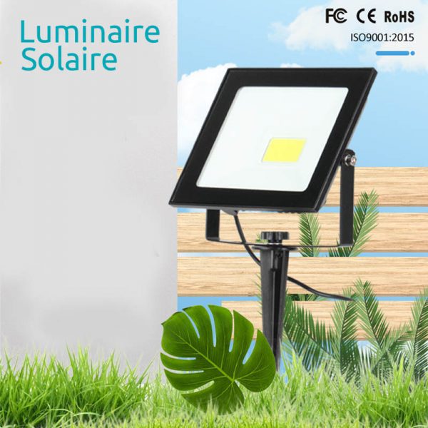 projecteur led solaire a planter