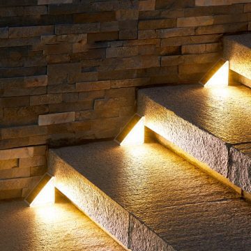 led solaire escalier marche exterieure