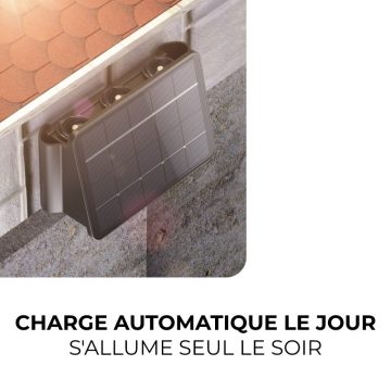 eclairage facade exterieur solaire automatique