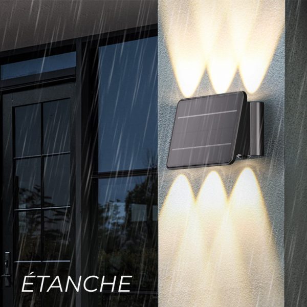 eclairage facade exterieur solaire etanche